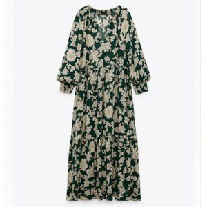 Zara - Floral Print Dress
